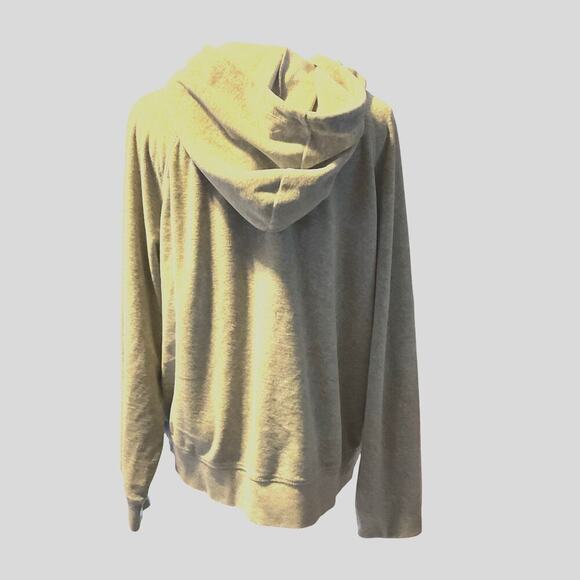 I. Crew Women’s Velour Pullover Hoodie. Gray. Size Large - Picture 3 of 8